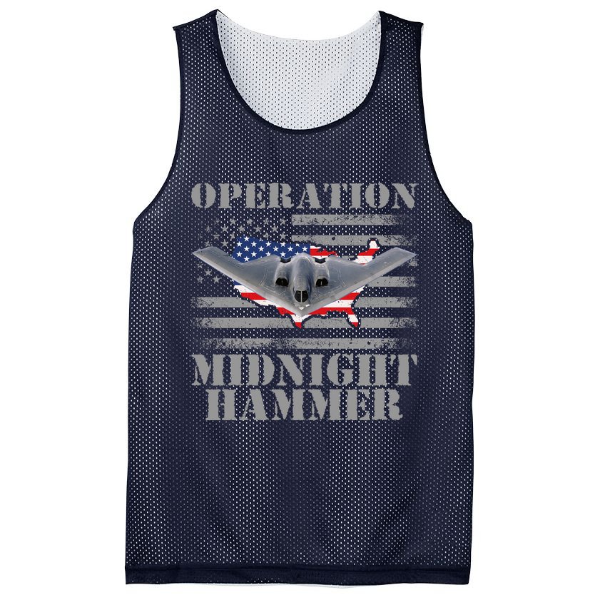 B-2 Stealth Jet Operation Midnight Hammer Mesh Reversible Basketball Jersey Tank