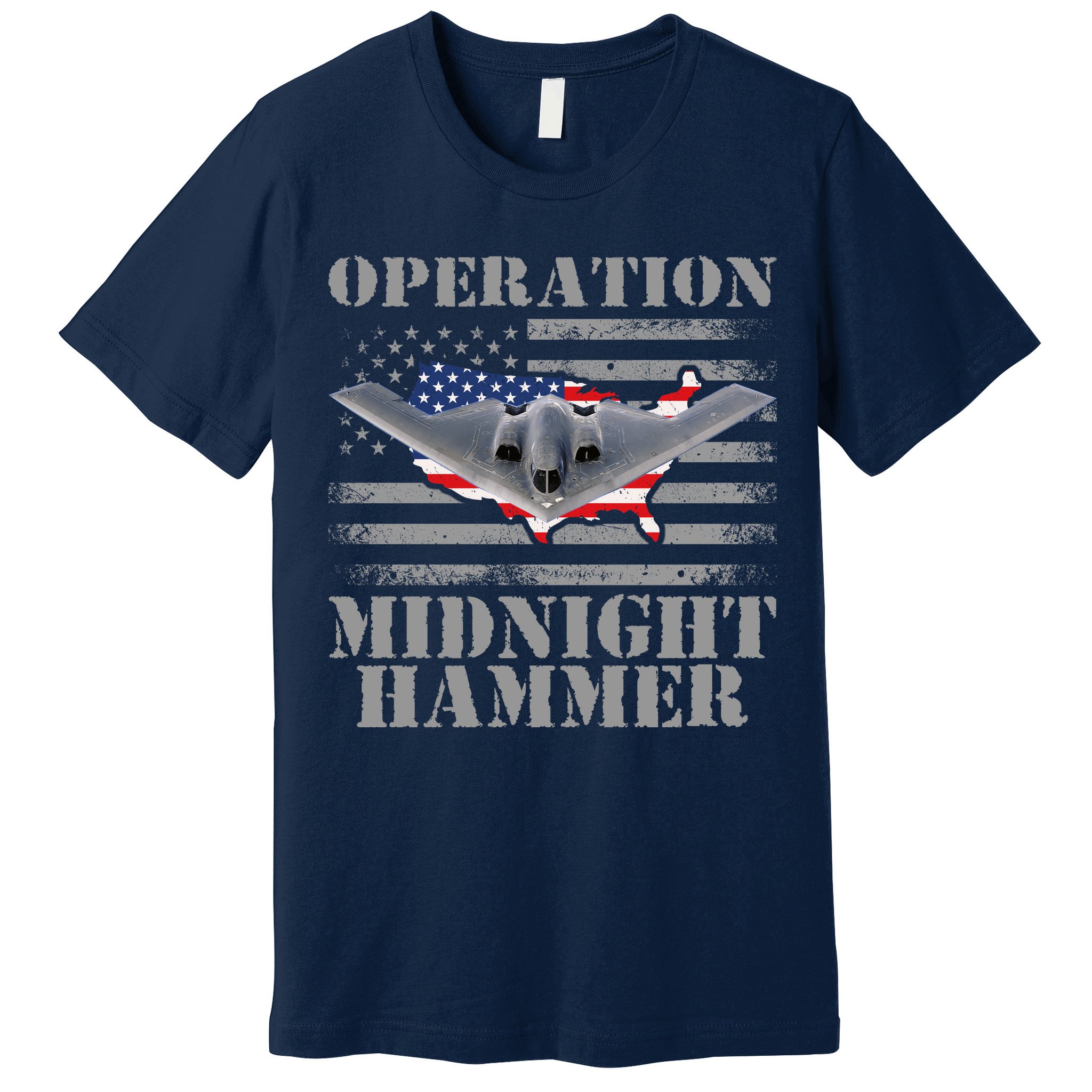 B-2 Stealth Jet Operation Midnight Hammer Premium T-Shirt