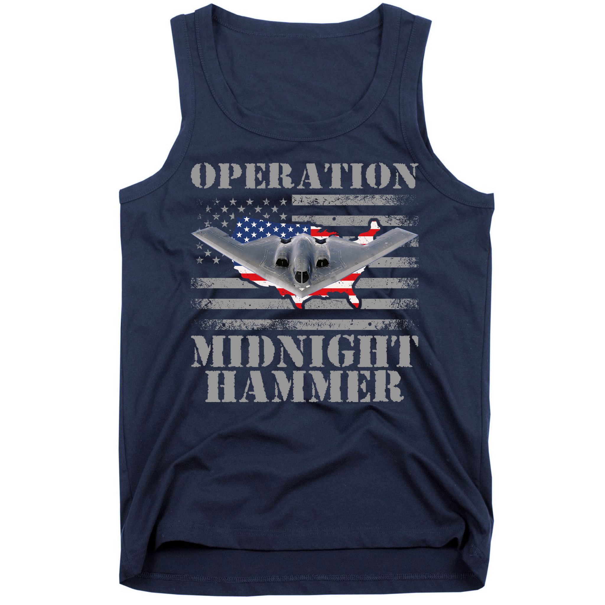 B-2 Stealth Jet Operation Midnight Hammer Tank Top
