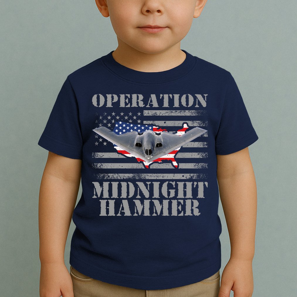 B-2 Stealth Jet Operation Midnight Hammer Toddler T-Shirt