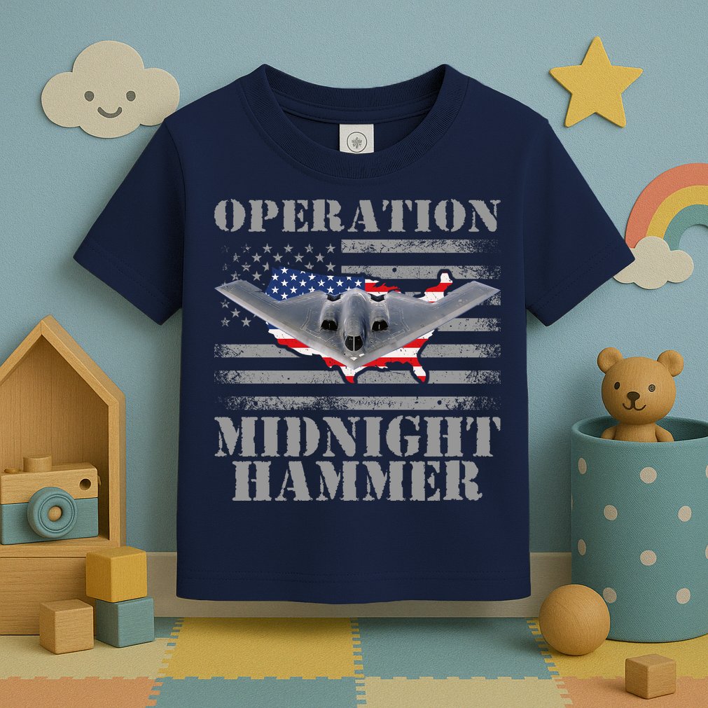B-2 Stealth Jet Operation Midnight Hammer Toddler T-Shirt