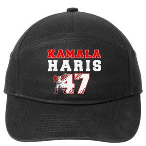 Baseball Style Kamala Vote For 2024 President Kamala Harris 7-Panel Snapback Hat