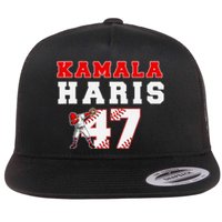 Baseball Style Kamala Vote For 2024 President Kamala Harris Flat Bill Trucker Hat