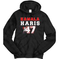 Baseball Style Kamala Vote For 2024 President Kamala Harris Tie Dye Hoodie