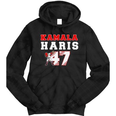 Baseball Style Kamala Vote For 2024 President Kamala Harris Tie Dye Hoodie