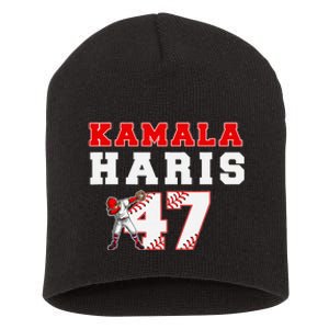 Baseball Style Kamala Vote For 2024 President Kamala Harris Short Acrylic Beanie