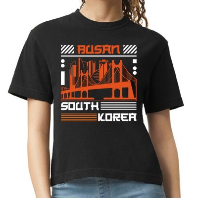 Busan South Korea Comfort Colors Boxy T-Shirt
