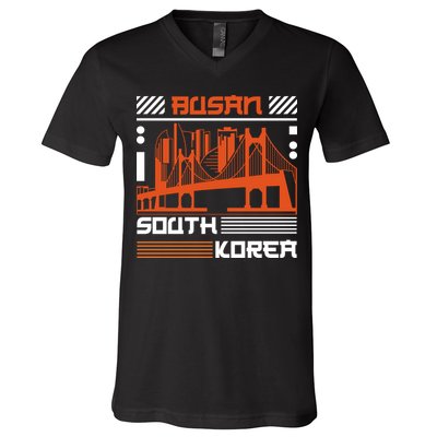 Busan South Korea V-Neck T-Shirt