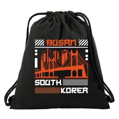 Busan South Korea Drawstring Bag