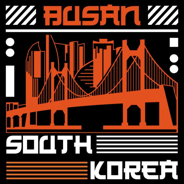 Busan South Korea Toddler Fine Jersey T-Shirt