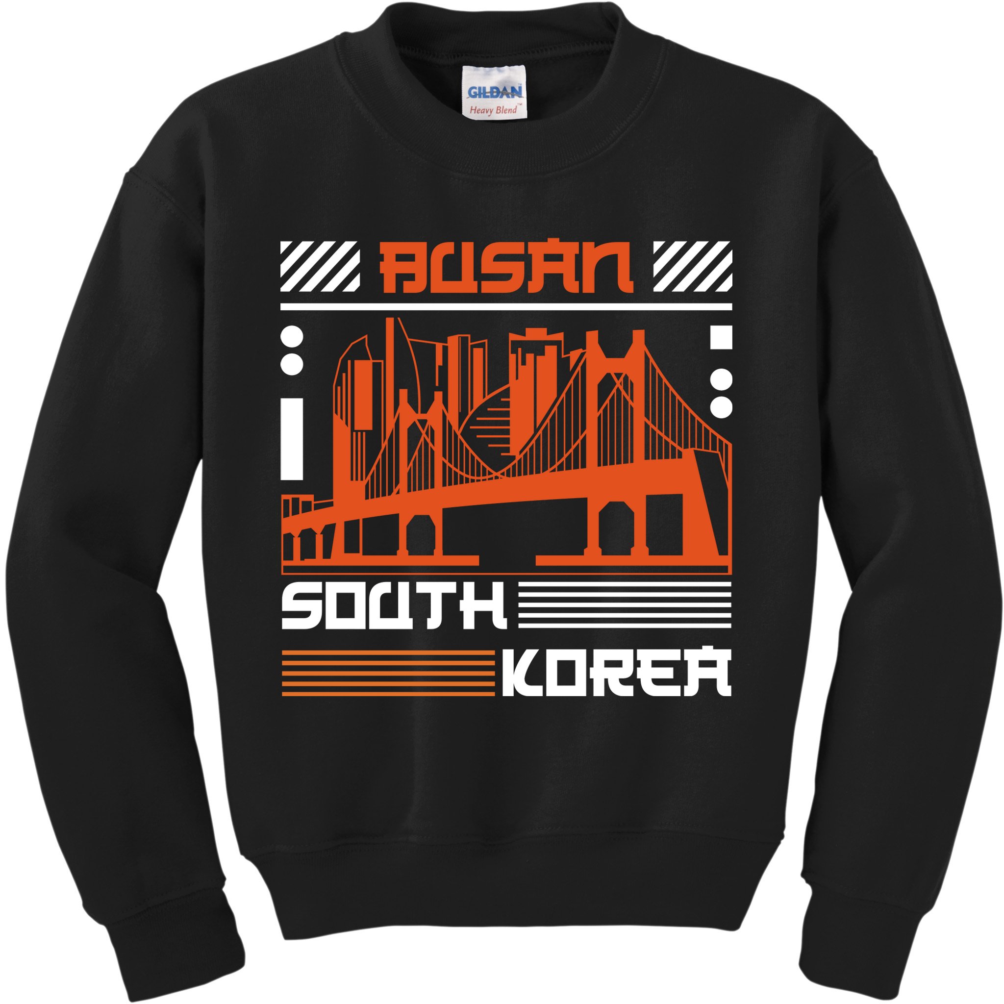 Busan South Korea Kids Sweatshirt