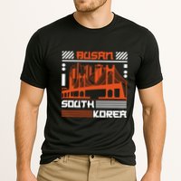 Busan South Korea Cooling Performance Crew T-Shirt