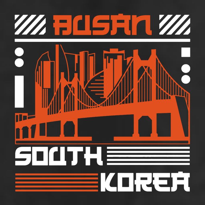 Busan South Korea 11oz C Handle Ceramic Mug