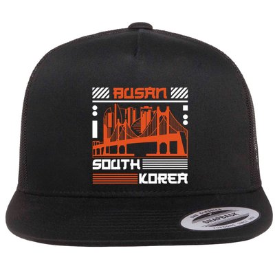 Busan South Korea Flatbill Hat
