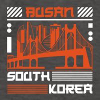 Busan South Korea Vector Backpack