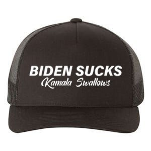 Biden Sucks Kamala Swallows Funny Biden And Kamala Yupoong Adult 5-Panel Trucker Hat