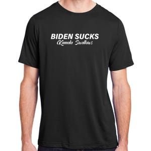 Biden Sucks Kamala Swallows Funny Biden And Kamala Adult ChromaSoft Performance T-Shirt