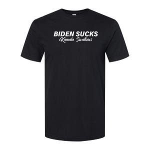 Biden Sucks Kamala Swallows Funny Biden And Kamala Softstyle CVC T-Shirt