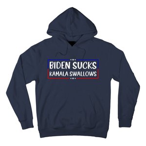 Biden Sucks Kamala Swallows Funny Biden And Kamala Hoodie