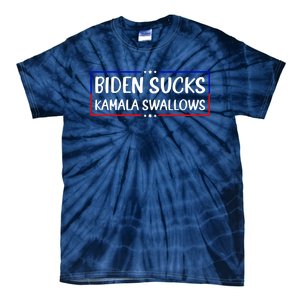 Biden Sucks Kamala Swallows Funny Biden And Kamala Tie-Dye T-Shirt