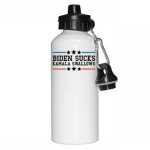 Biden Sucks Kamala Swallows Funny Biden And Kamala Aluminum Water Bottle