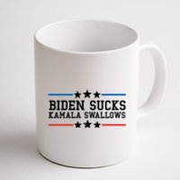 Biden Sucks Kamala Swallows Funny Biden And Kamala Coffee Mug