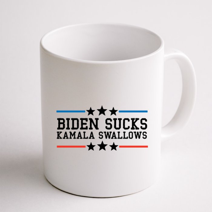 Biden Sucks Kamala Swallows Funny Biden And Kamala Coffee Mug