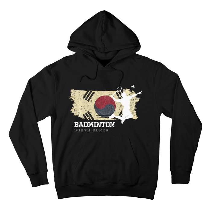 Badminton South Korea Net Games Player Badminton Hoodie