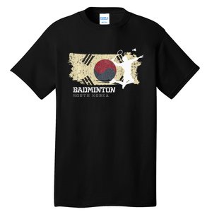 Badminton South Korea Net Games Player Badminton Tall T-Shirt