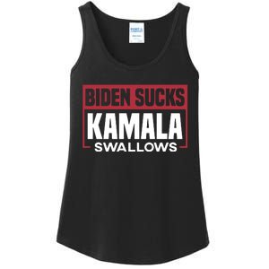 Biden Sucks Kamala Swallows Ladies Essential Tank