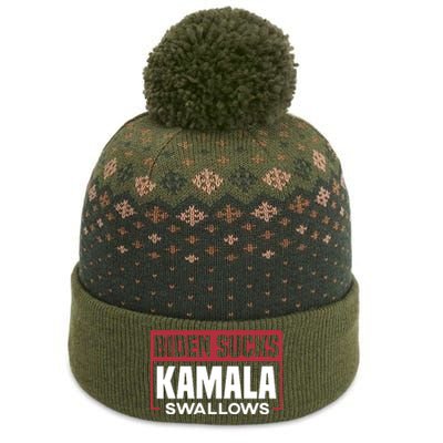 Biden Sucks Kamala Swallows The Baniff Cuffed Pom Beanie