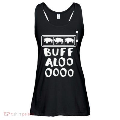 Buffalo Slots Lucky Casino Wear Ladies Essential Flowy Tank