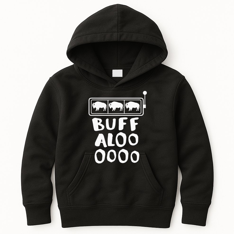 Buffalo Slots Lucky Casino Wear Kids Hoodie