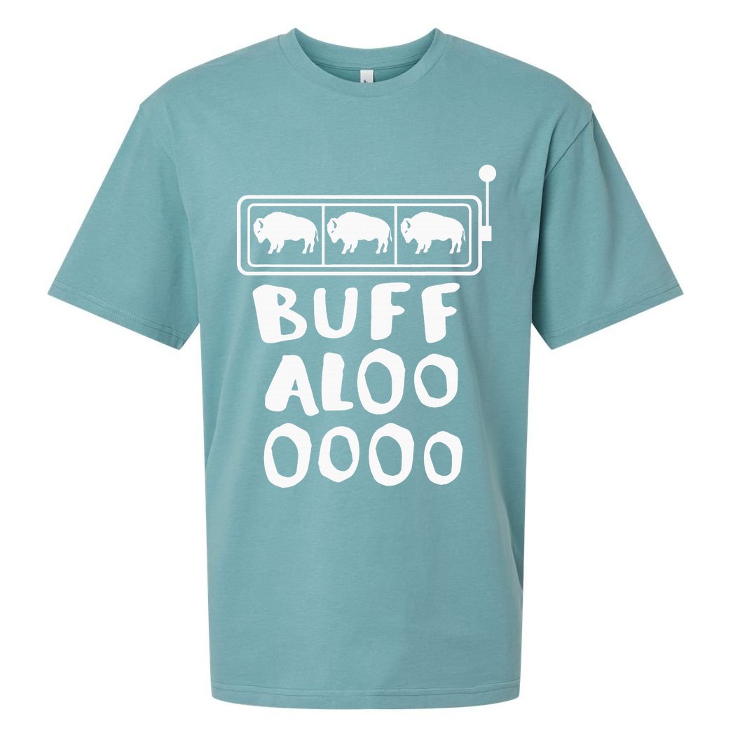 Buffalo Slots Lucky Casino Wear Sueded Cloud Jersey T-Shirt