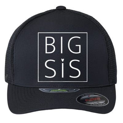 Big Sis Lil Sis Big Sister Little Sister Matching Sibling Flexfit Unipanel Trucker Cap