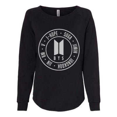 Bts Student Life Gift For Girlfriend Kpop Suga Jhope Womens California Wash Sweatshirt