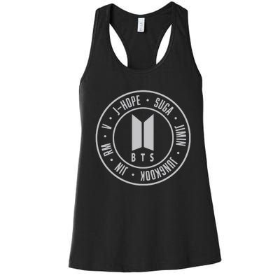 Bts Student Life Gift For Girlfriend Kpop Suga Jhope Women's Racerback Tank