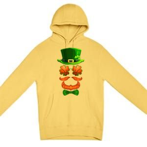 Basketball Shamrock Leprechaun Bmeaningful Giftball Clover St Patricks Day Great Premium Pullover Hoodie