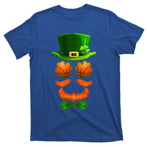 Basketball Shamrock Leprechaun Bmeaningful Giftball Clover St Patricks Day Great T-Shirt