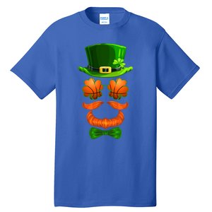 Basketball Shamrock Leprechaun Bmeaningful Giftball Clover St Patricks Day Great Tall T-Shirt