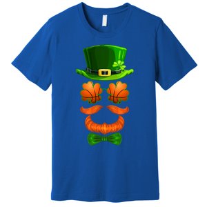 Basketball Shamrock Leprechaun Bmeaningful Giftball Clover St Patricks Day Great Premium T-Shirt