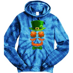 Basketball Shamrock Leprechaun Bmeaningful Giftball Clover St Patricks Day Great Tie Dye Hoodie