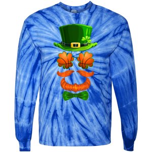 Basketball Shamrock Leprechaun Bmeaningful Giftball Clover St Patricks Day Great Tie-Dye Long Sleeve Shirt