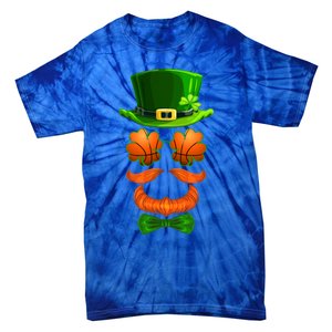 Basketball Shamrock Leprechaun Bmeaningful Giftball Clover St Patricks Day Great Tie-Dye T-Shirt