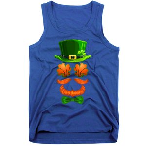 Basketball Shamrock Leprechaun Bmeaningful Giftball Clover St Patricks Day Great Tank Top