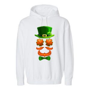 Basketball Shamrock Leprechaun Bmeaningful Giftball Clover St Patricks Day Great Garment-Dyed Fleece Hoodie