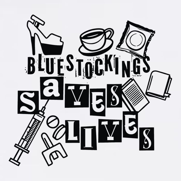 Bluestockings Saves Lives 11oz C Handle Ceramic Mug