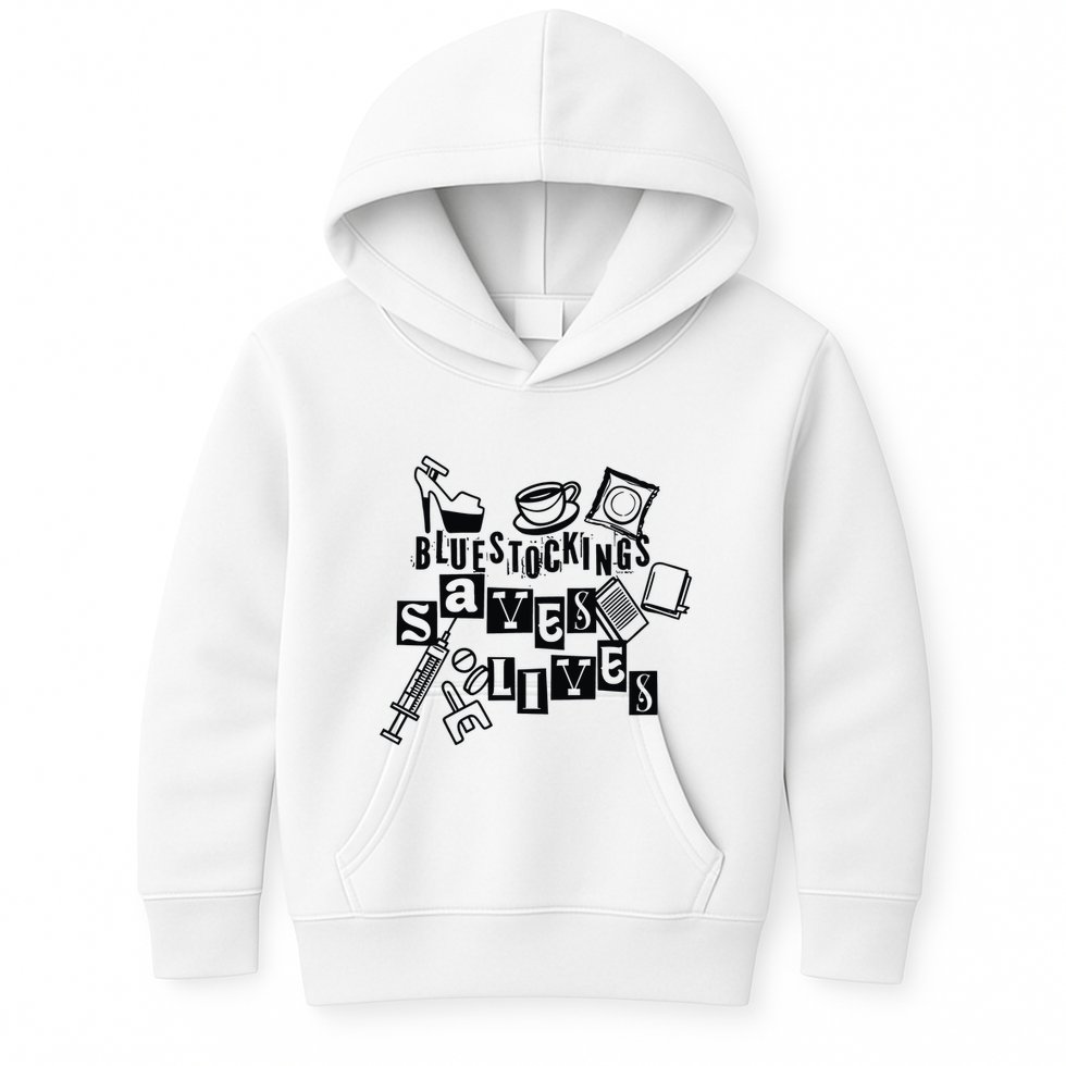 Bluestockings Saves Lives Kids Hoodie