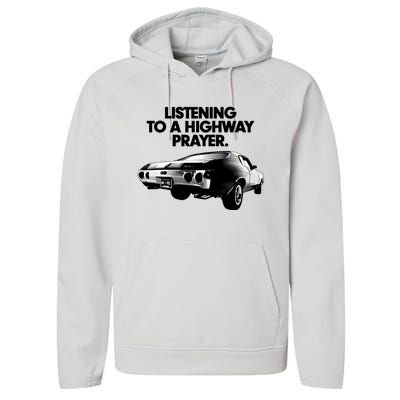 Billy Strings Listening To A Highway Prayers 2024 Performance Fleece Hoodie