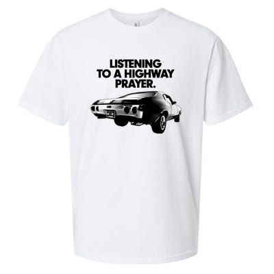 Billy Strings Listening To A Highway Prayers 2024 Sueded Cloud Jersey T-Shirt